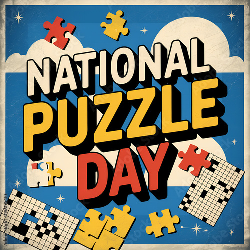 national puzzle day photo