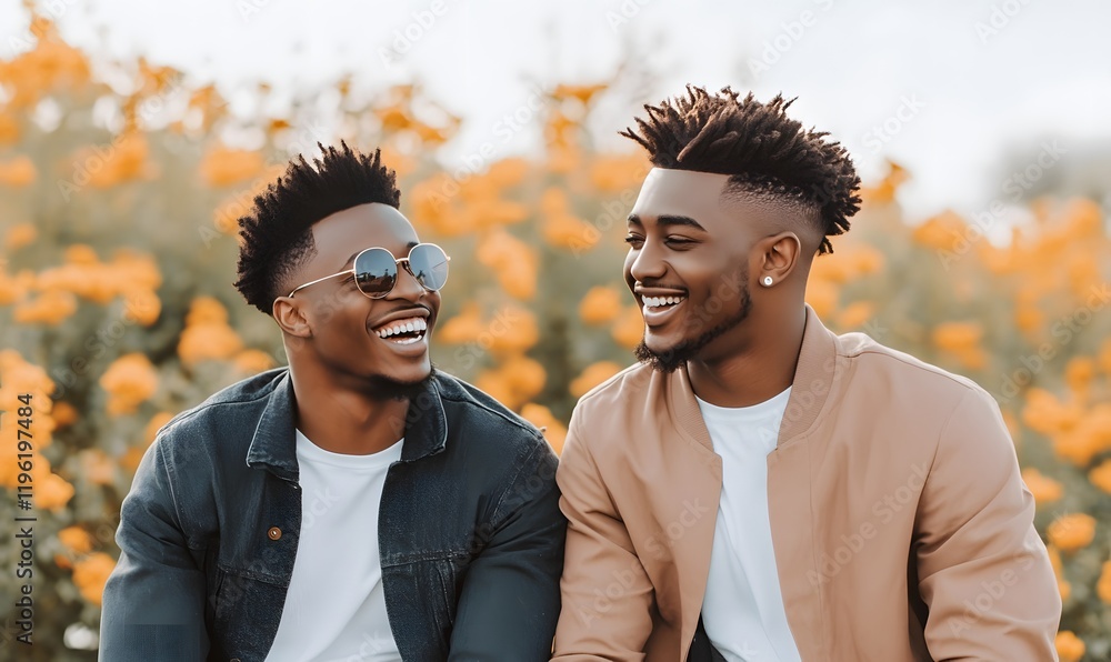 The couple is happily and smiling,generation AI The couple is happily and smiling,generation AI