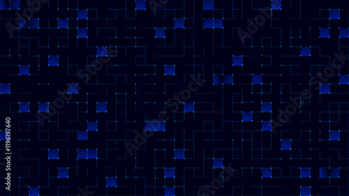 Futuristic grid or technology pattern vector