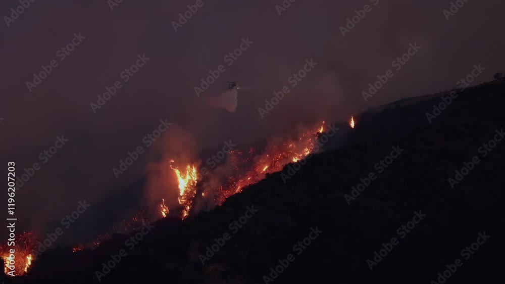 A fierce wildfire near Los Angeles is spreading quickly, leading to ...