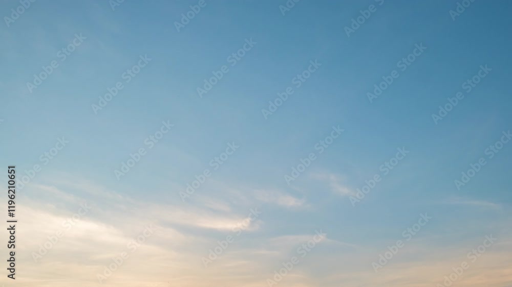 Twilight and dawn sky with cumulus cloud time lapse in an evening 4k footage. Twilight and dawn sky with cumulus cloud time lapse in an evening 4k footage.