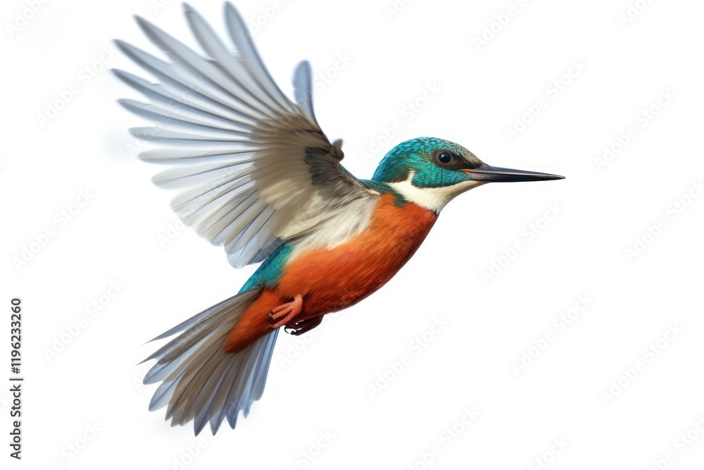 Obraz premium Common Kingfisher kingfisher animal flying.
