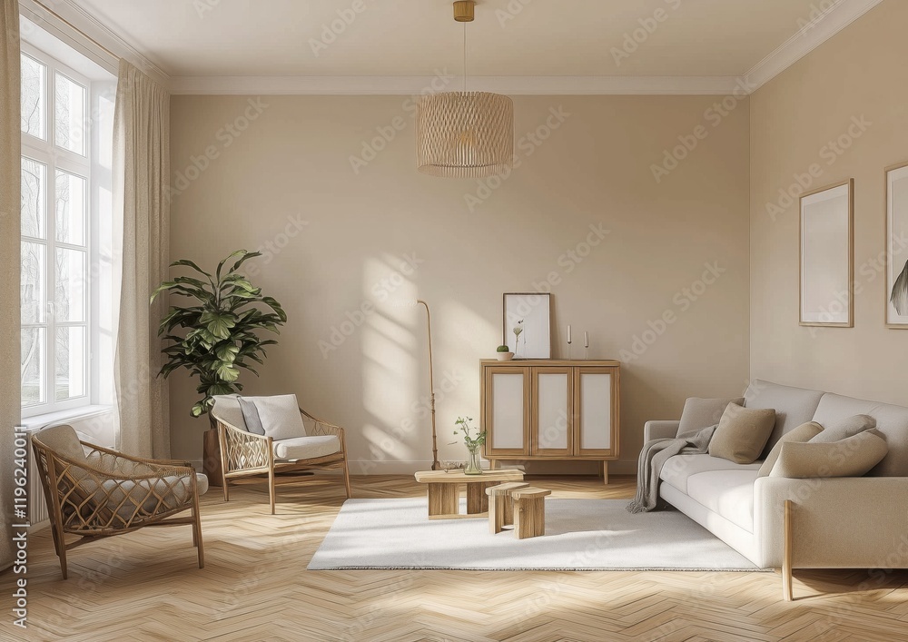 Fototapeta premium modern living room 