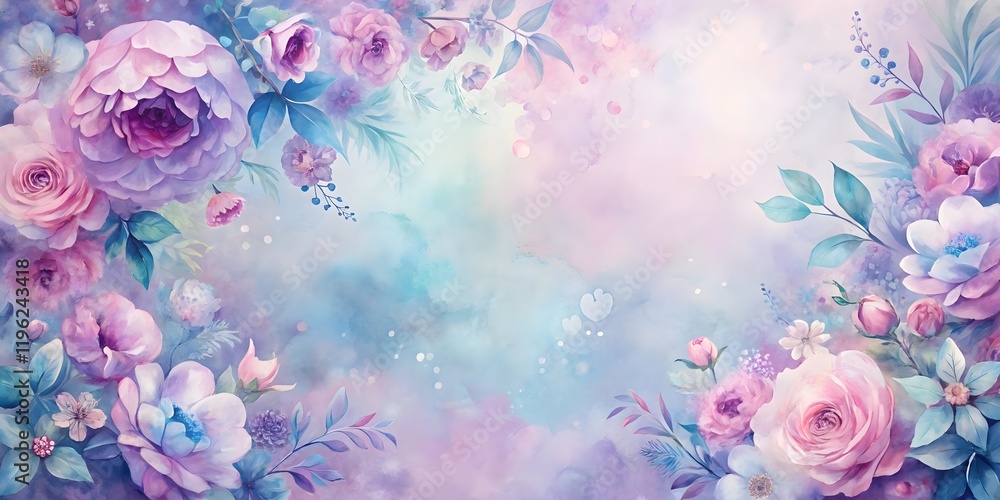 Soft pastel floral background with delicate pink and lavender flowers in an artistic arrangement, texture, pastel, floral
Soft pastel floral background with delicate pink and lavender flowers in an artistic arrangement, texture, pastel, floral
