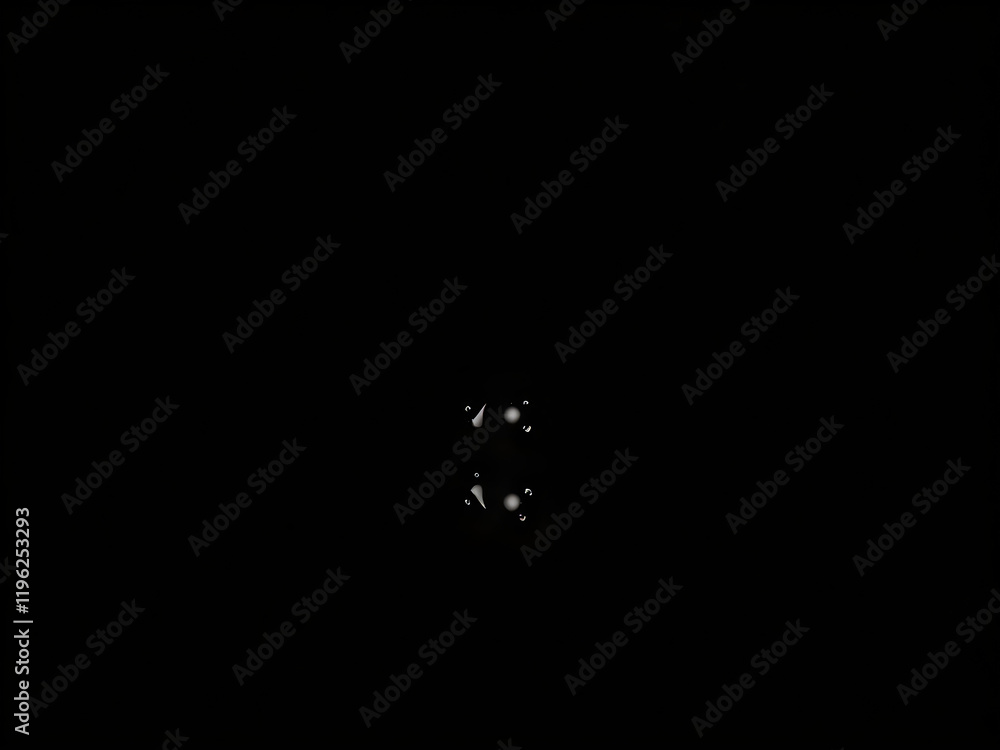 A tear drops on a black background. sad atmosphere A tear drops on a black background. sad atmosphere