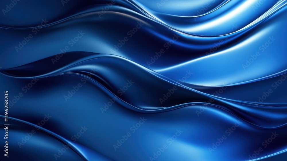 Obraz premium abstract blue wave background