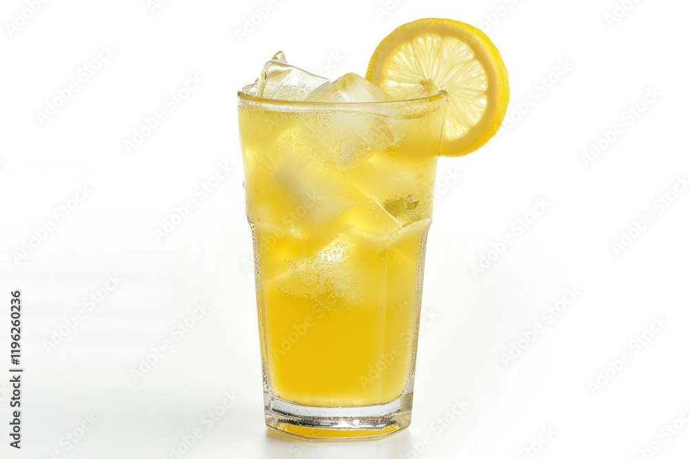 Glass of ice lemonade drink juice fruit. Glass of ice lemonade drink juice fruit.
