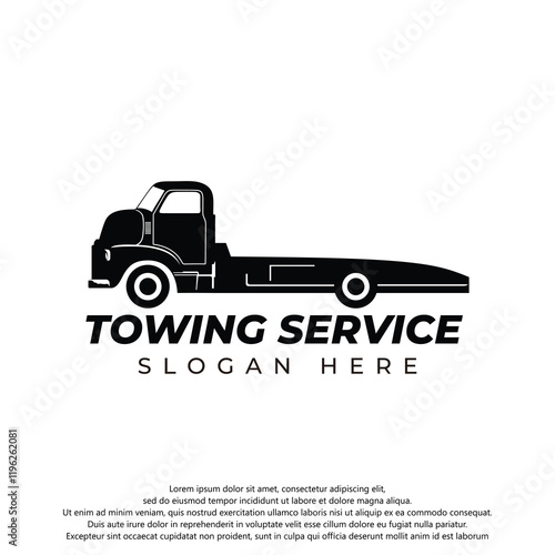 creative logo design for your towing service company