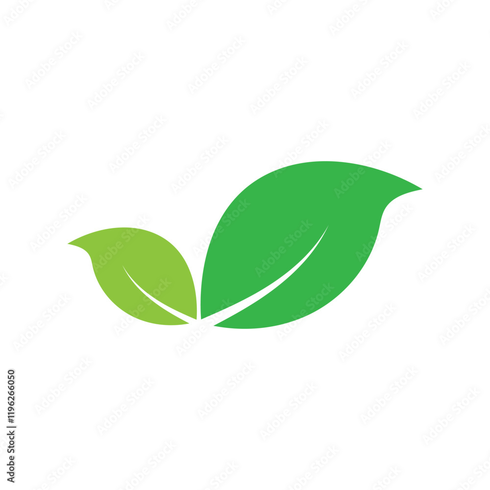 Leaf graphic design logo template Leaf graphic design logo template