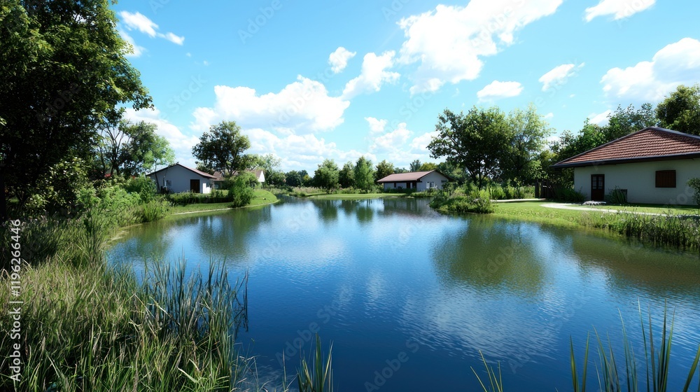Peaceful Lakefront Houses Peaceful Lakefront Houses