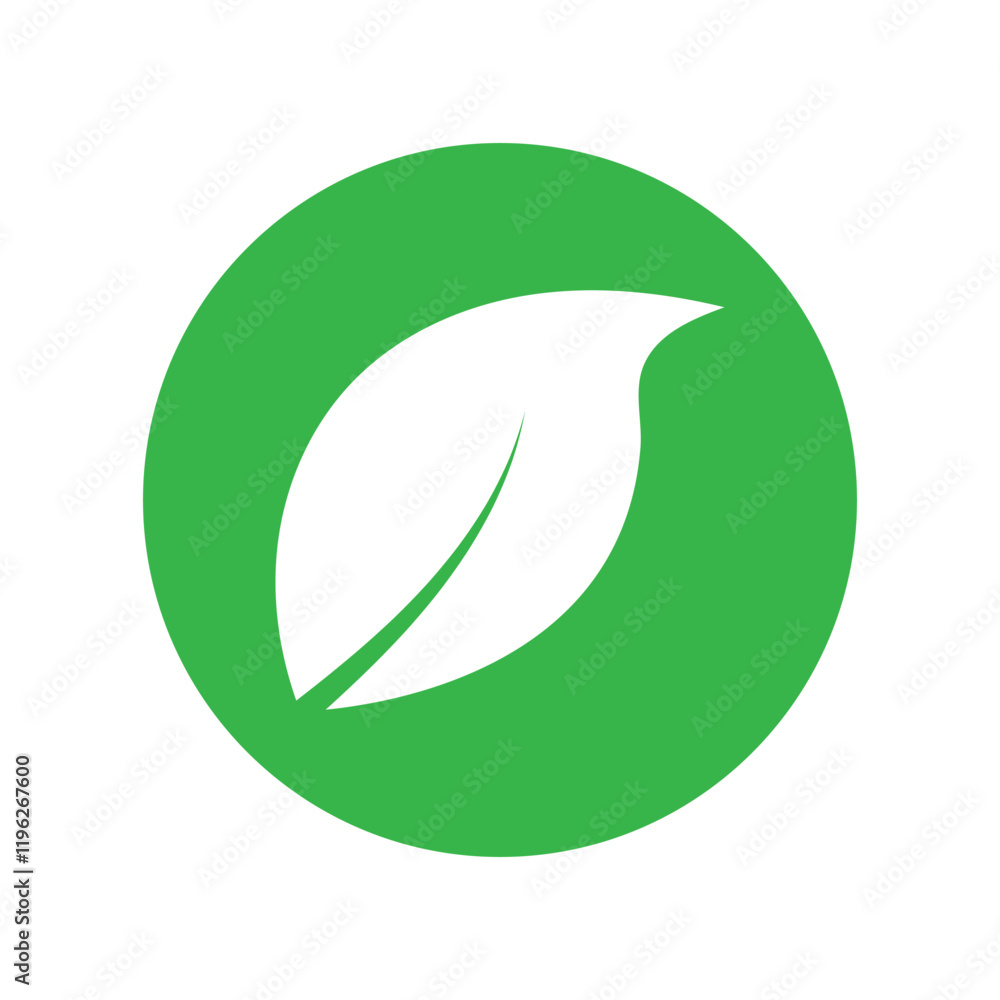 Leaf graphic design logo template Leaf graphic design logo template