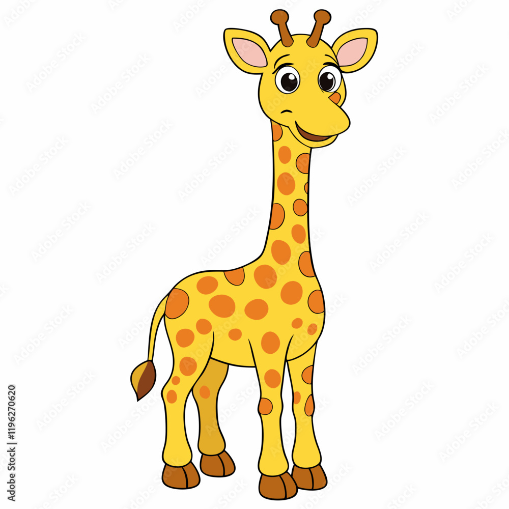 Obraz premium giraffe vector illustration