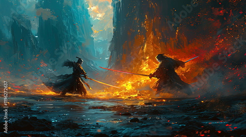 A Mystical Arena Digital Painting Landscape