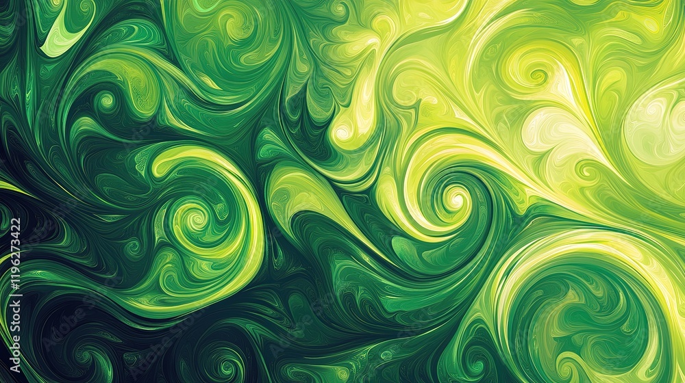Nature-inspired eco-friendly background with swirling abstract patterns Nature-inspired eco-friendly background with swirling abstract patterns
