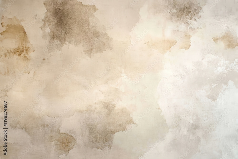 Beige watercolor texture, abstract art, background, design element Beige watercolor texture, abstract art, background, design element