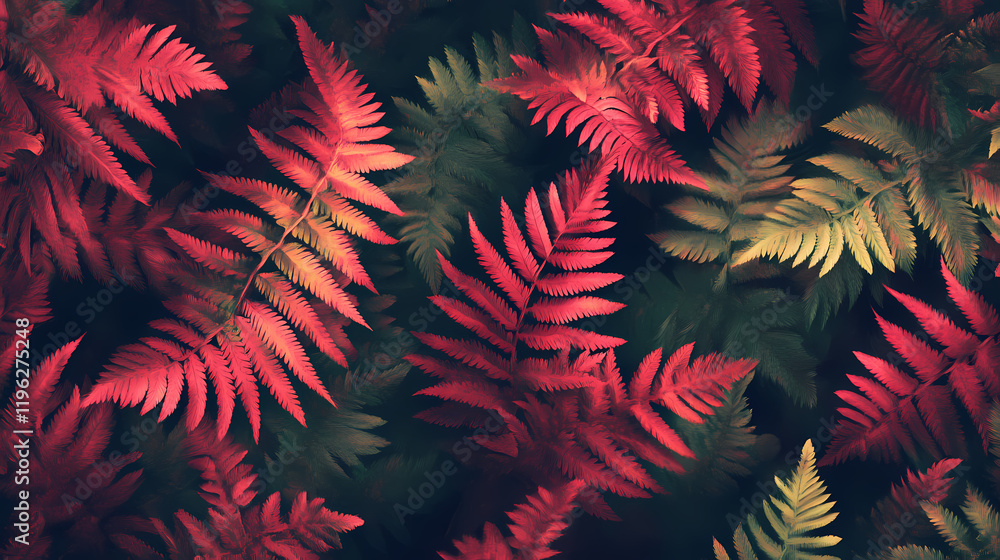 Fabric_red_ridge_texture Velvetfern. Illustration Fabric_red_ridge_texture Velvetfern. Illustration