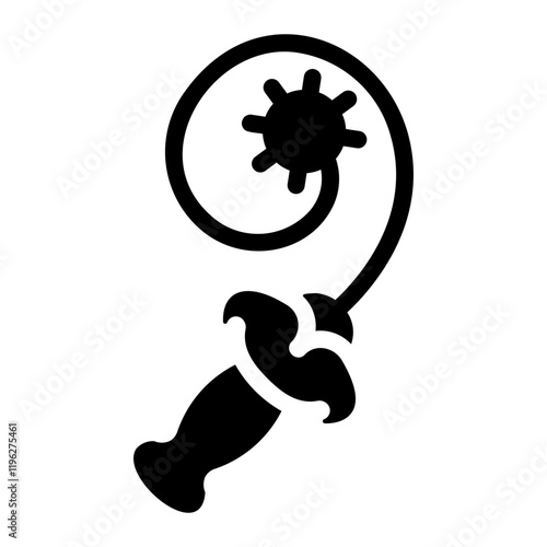 flail Solid icon