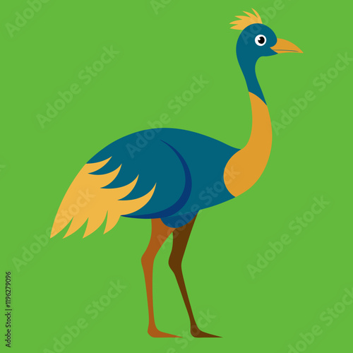 emu vector illustration