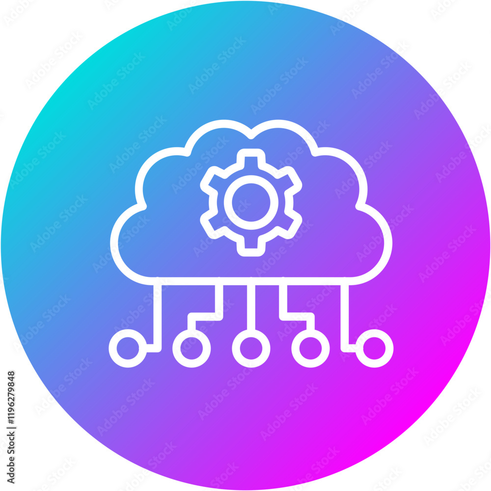 Cloud Computing Icon