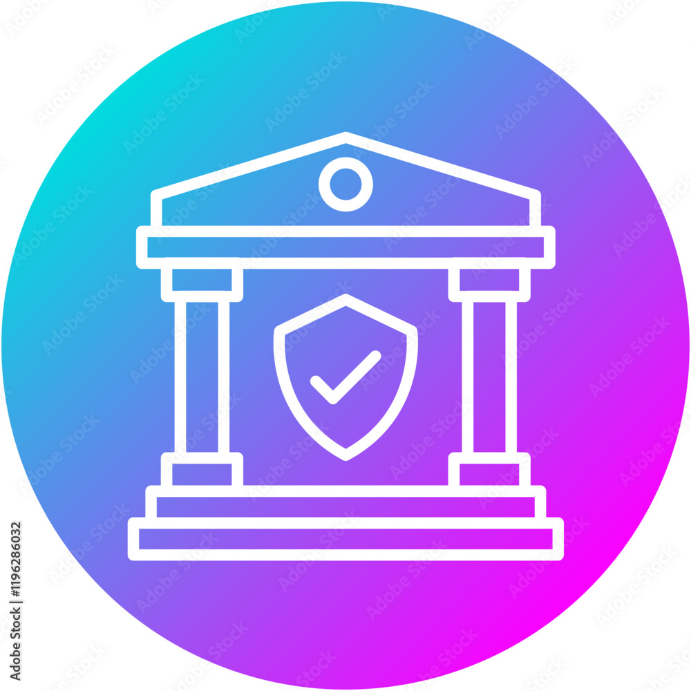 Obraz premium Secure Banking Icon