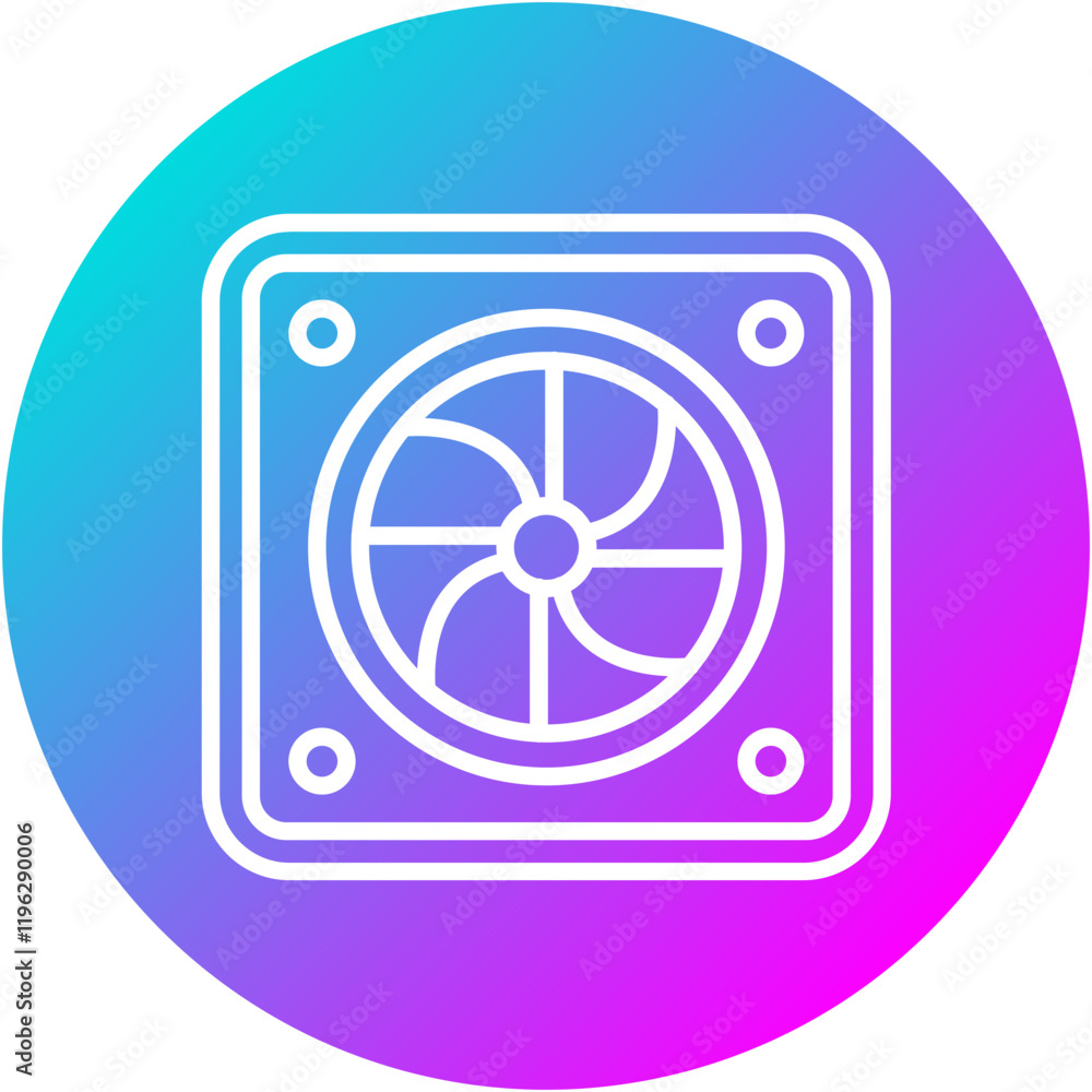 Cooling Fan Icon Cooling Fan Icon