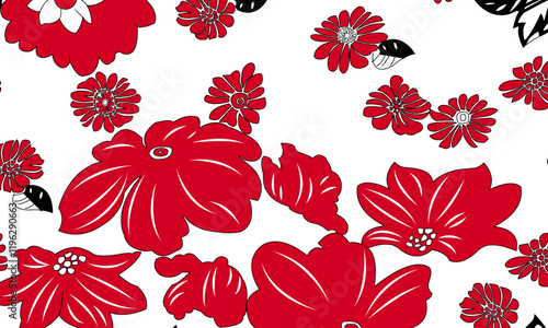 Abstract Flower background suitable for home decore and wallpaper purpose
