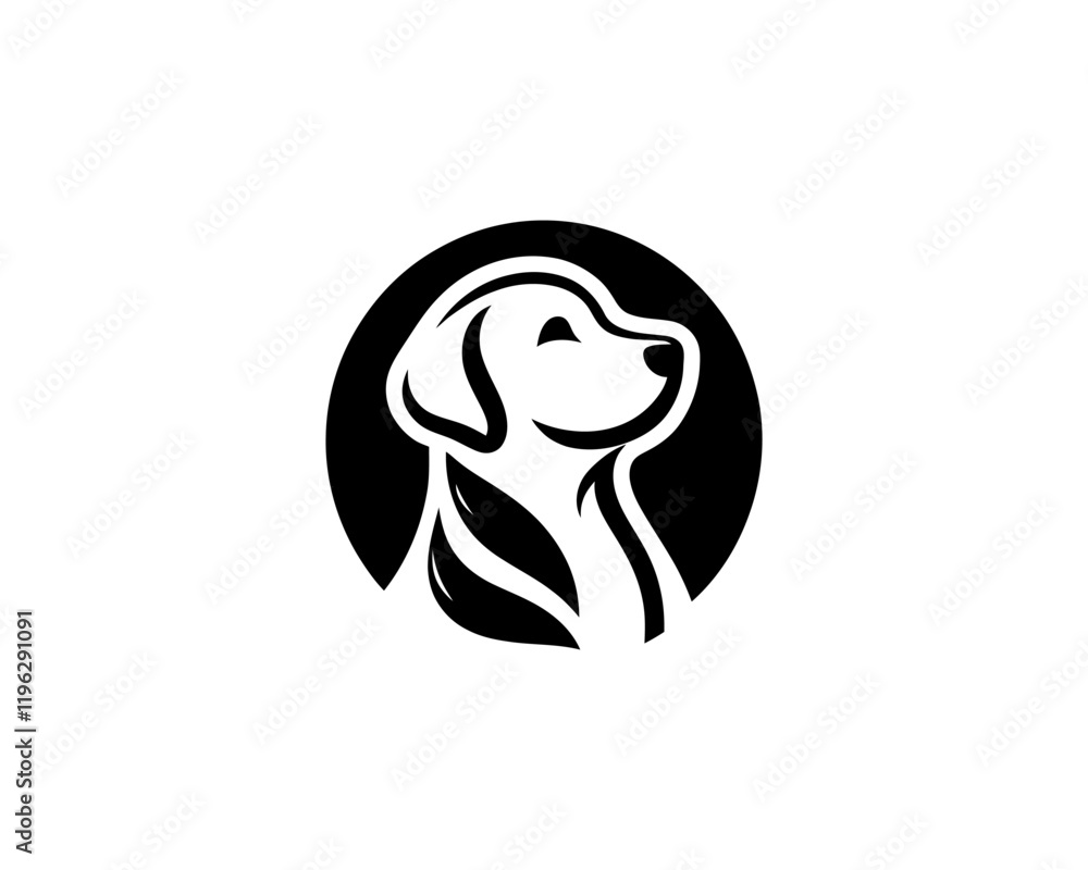 Fototapeta premium Dog Logo Design Vector Template