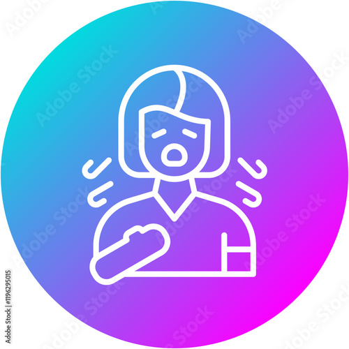 Breathing Difficulty Icon