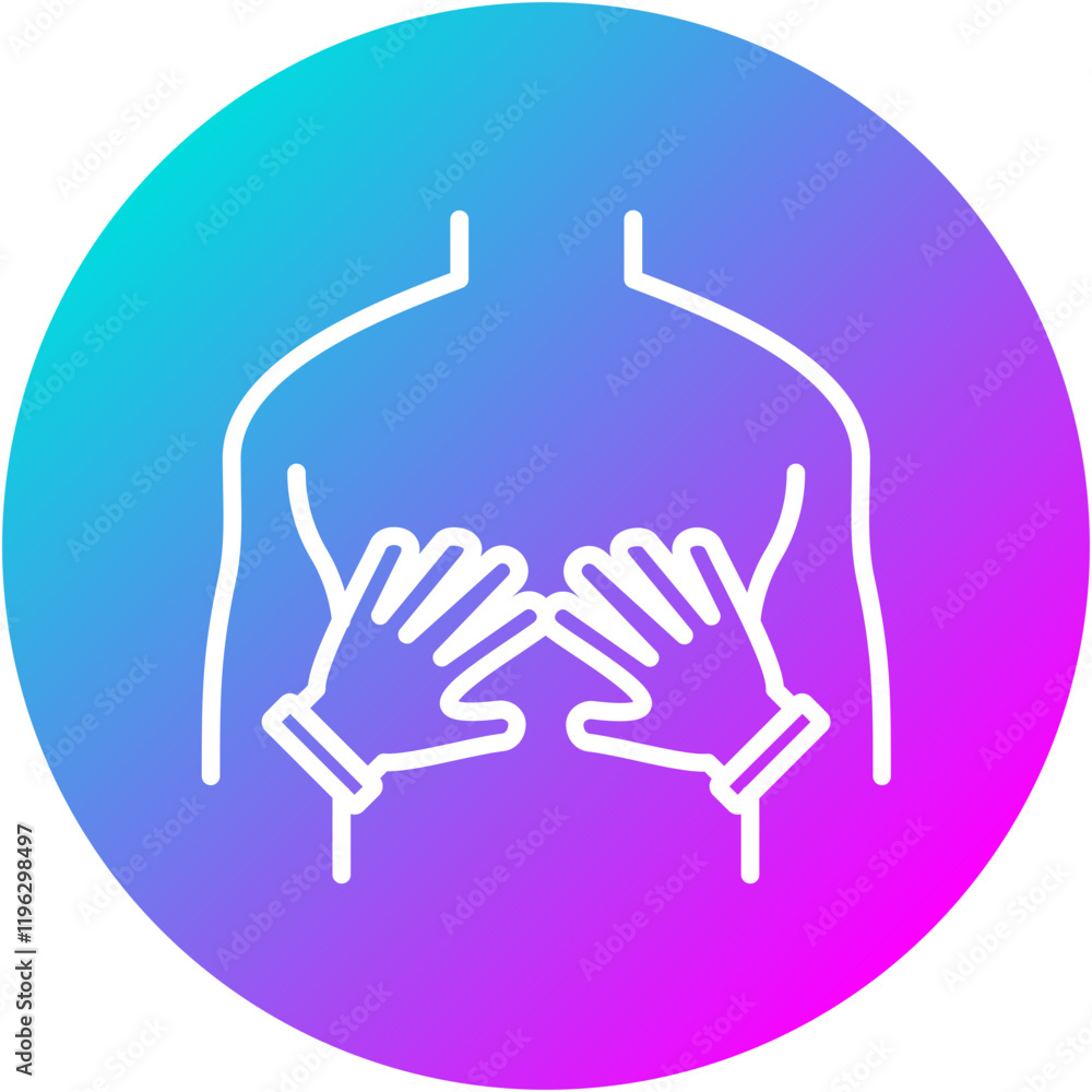 Obraz premium Massage Icon