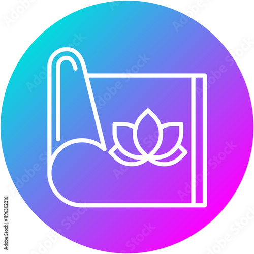Yoga Mat Icon