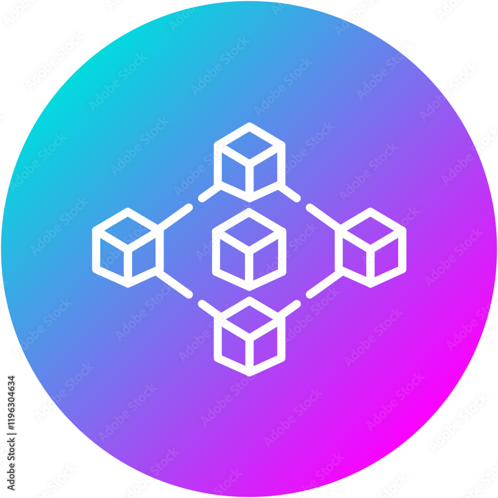 Blockchain Icon Blockchain Icon