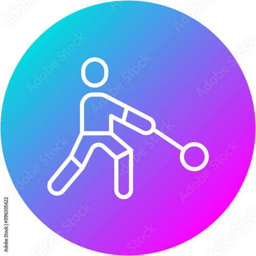 Hammer Throw Icon