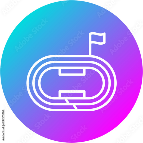 Running Track Icon