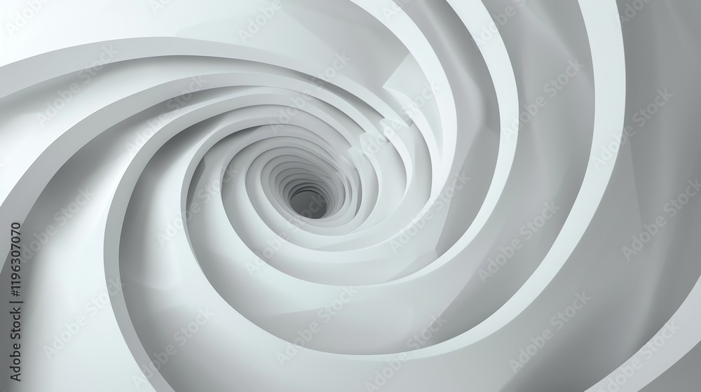 Fototapeta premium An abstract swirling, black and white pattern.