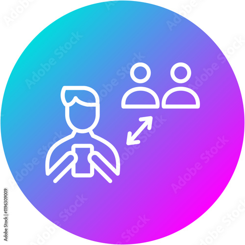 Social Isolation Icon