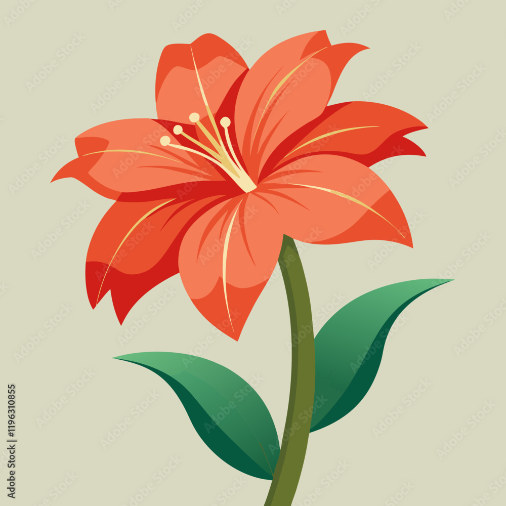 amaryllis flowers vector amaryllis flowers vector
