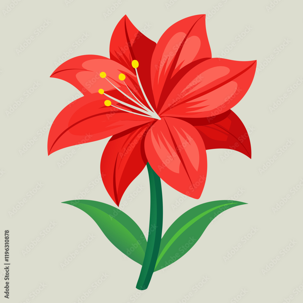 amaryllis flowers vector amaryllis flowers vector
