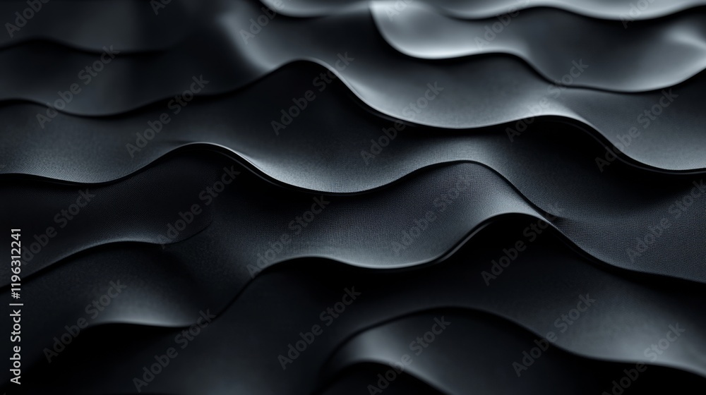 Dark Black Textured Surface Digital Concept, Generative AI Dark Black Textured Surface Digital Concept, Generative AI