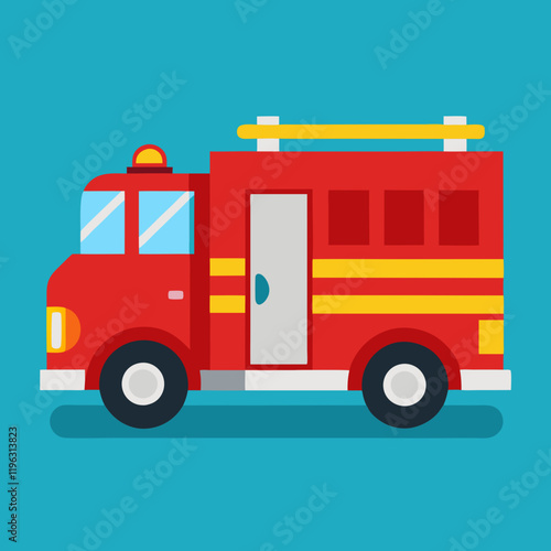 fire truck vector illustration