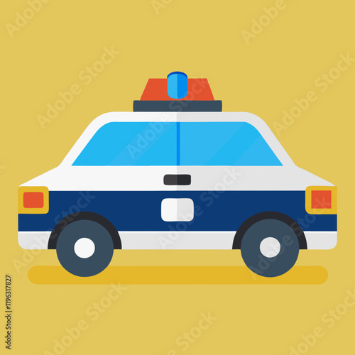 police car vector
