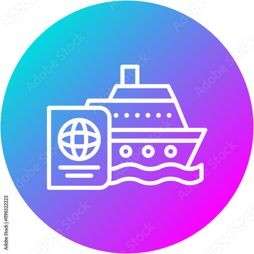 Cruise Passport Icon