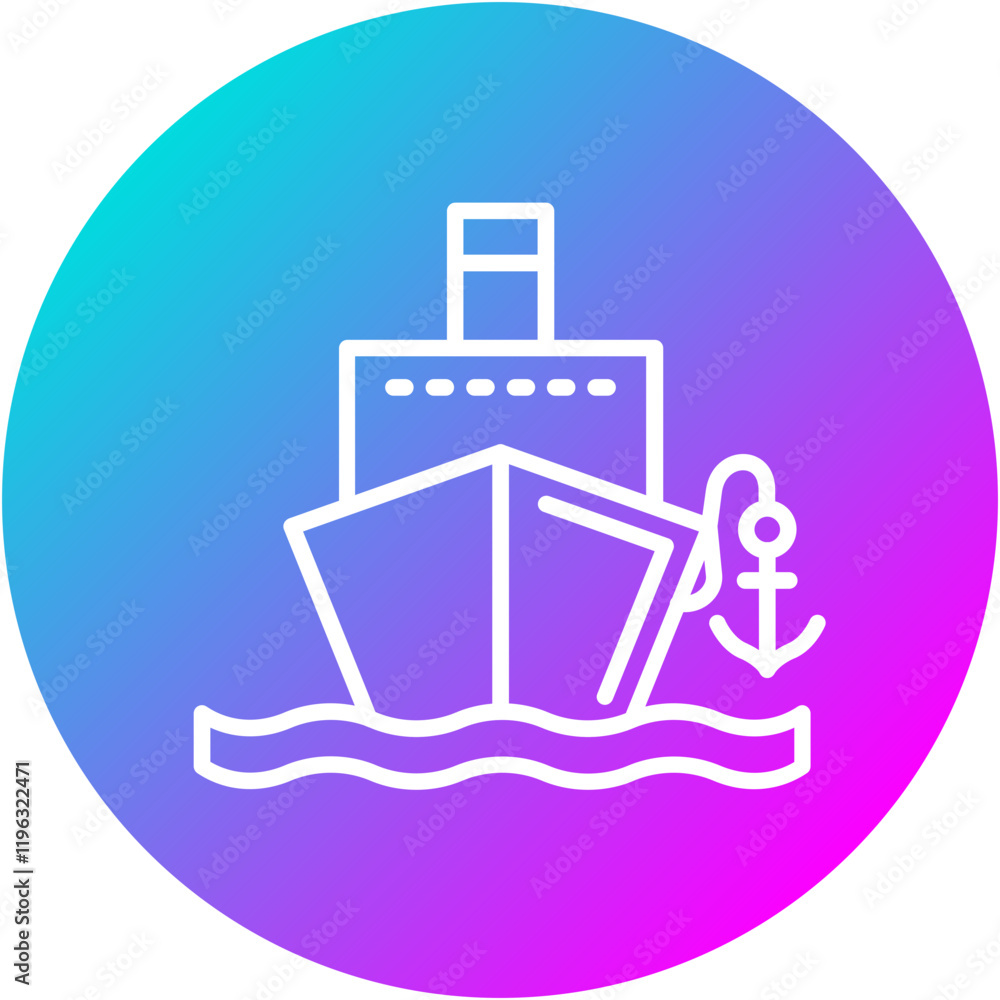 Ships Anchor Icon Ships Anchor Icon