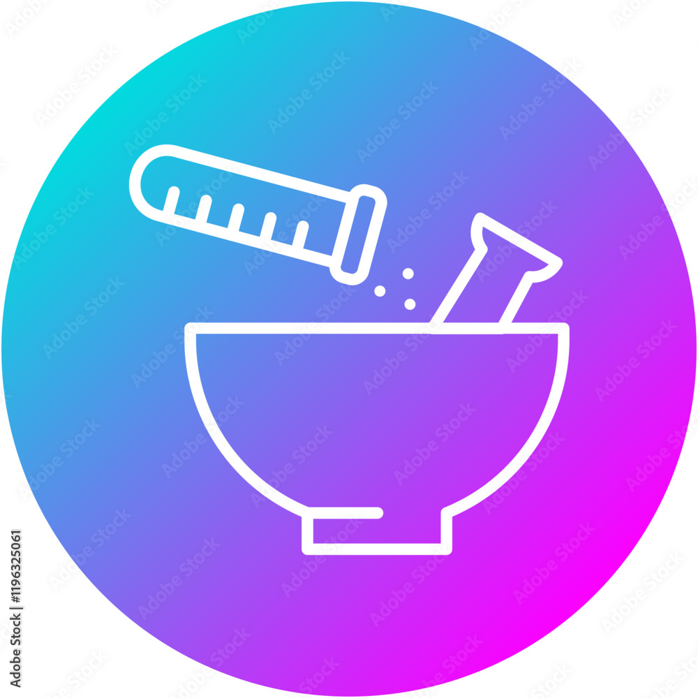 Chemist Mortar Icon Chemist Mortar Icon