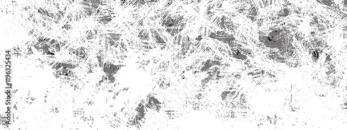 Subtle halftone grunge urban texture vector. Grunge background of black and white. white concrete wall texture background	