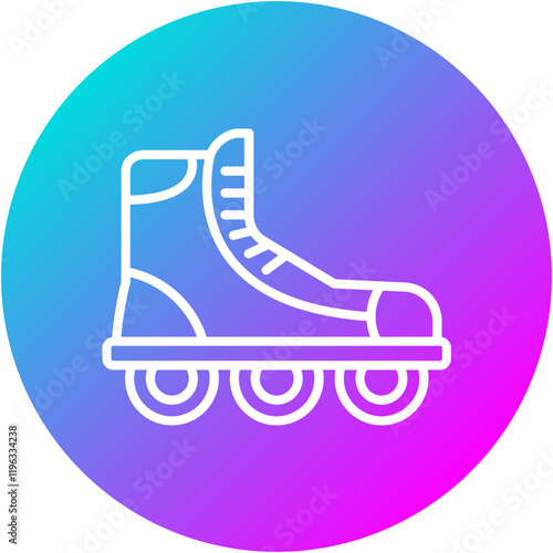 Rollerblading Icon