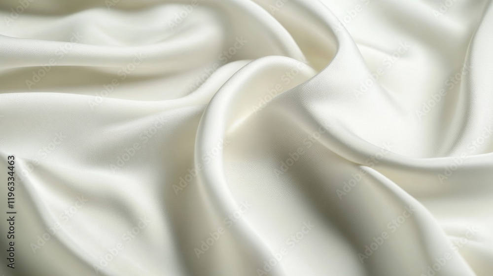Fototapeta premium 48.A crisp, close-up image of a white menâ€™s shirt, focusing on the collar and upper button area. The fabric is well-pressed, with a subtle sheen reflecting light across the smooth texture. The