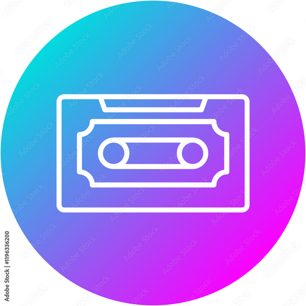 Obraz premium Tape Drive Icon