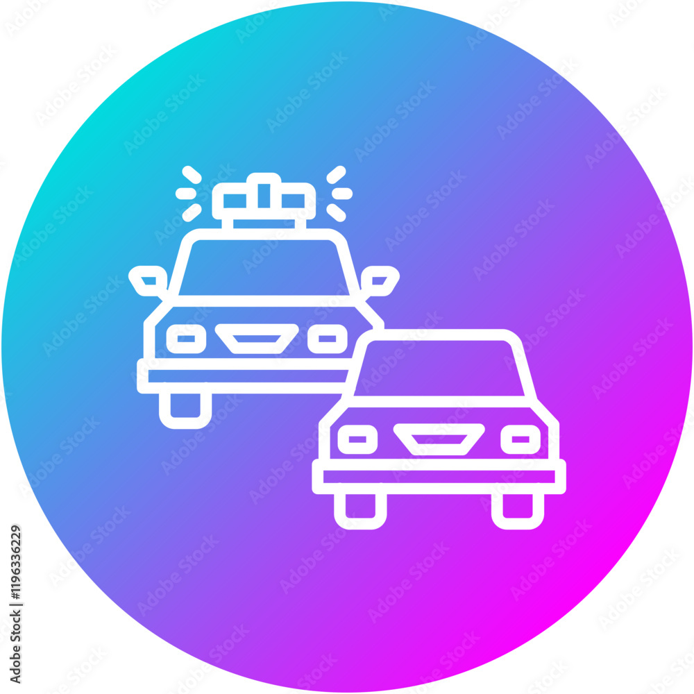 Car Chase Icon Car Chase Icon