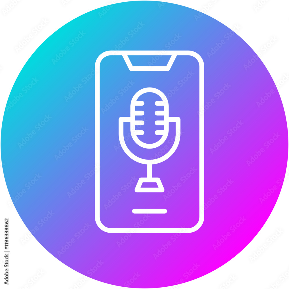 Voice Activated Device Icon Voice Activated Device Icon