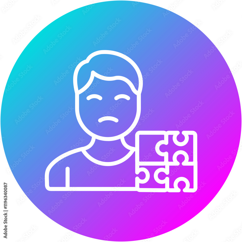 Autism Spectrum Disorder Icon Autism Spectrum Disorder Icon